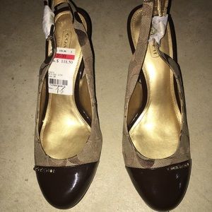 Coach closed toe sandals